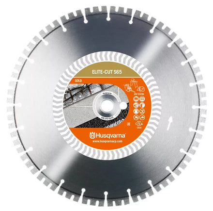 DISQUE DIAMANT HUSQVARNA ELIT CUT S65 350 MM AL 20.0 COUPE BETON,ASPHALTE,BETON FRAIS,MATERIAUX ABRASIFS,METAL