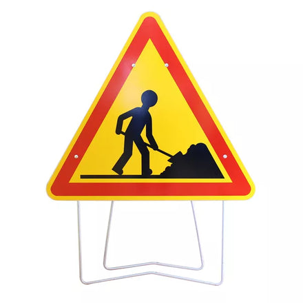 PANNEAU DE SIGNALISATION AK5 TRAVAUX 1000 MM CLASSE 1